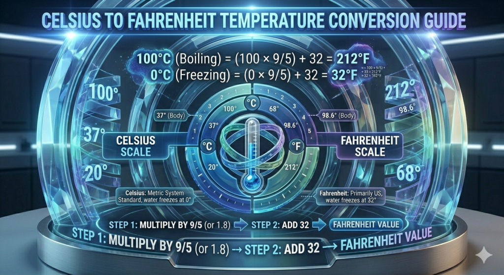How to Convert Celsius to Fahrenheit
