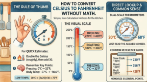 How to Convert Celsius to Fahrenheit Without Math